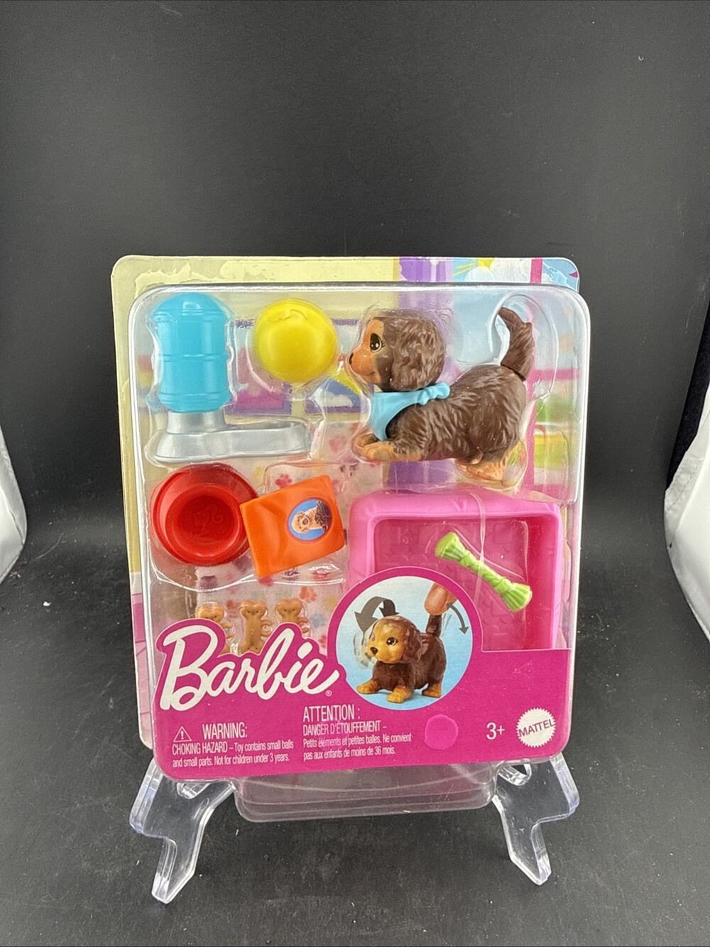 2022 MATTEL BARBIE PETS & ACCESSORIES Set Dog Bones Water Food Toys Bed NIB NEW